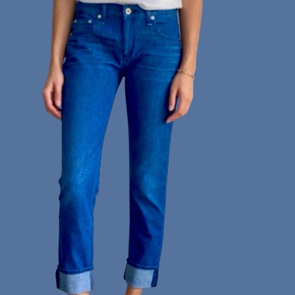 Rag & Bone ‘Dre Low-Rise Slim Fit Boyfriend’ Jeans in “Calimet” Wash Size 27 - Picture 3 of 16